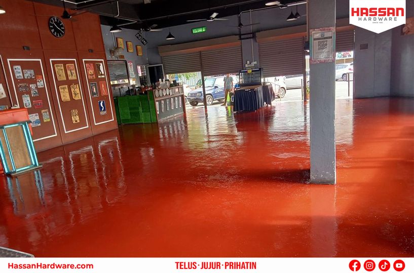 Cat Lantai Nippon Untuk Kedai dan Cafe yang Cantik dan Berkilat