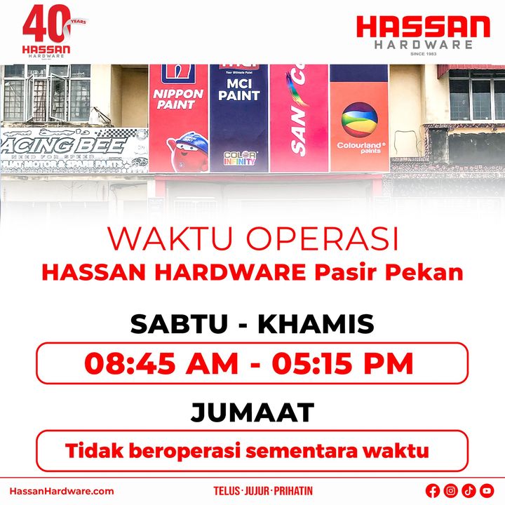 Selamat Hari Raya Aidilfitri dari Hassan Hardware Sdn Bhd Hassan